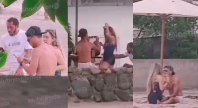 Rodrigo Cuba y Ale Ventura muestran su lado más romántico en una playa del sur - VIDEO