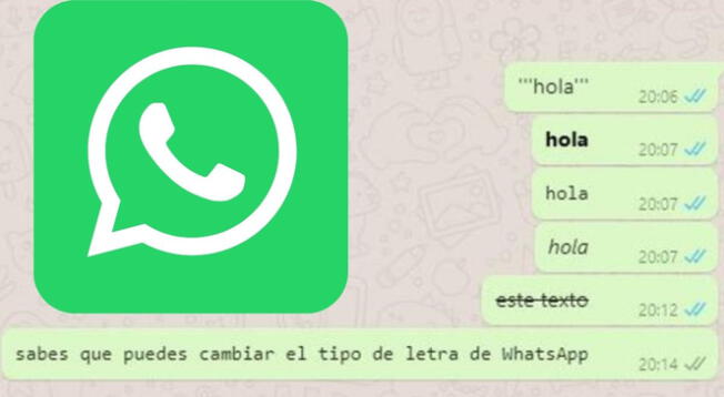 WhatsApp: ¿Cómo cambiar el tipo de letra en la aplicación?