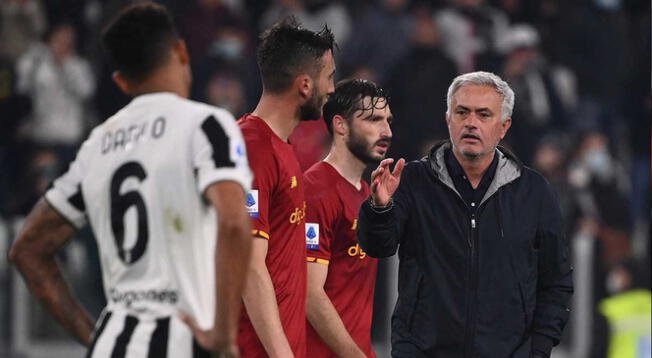 José Mourinho no se guardó nada tras la derrota de Roma ante Juventus.