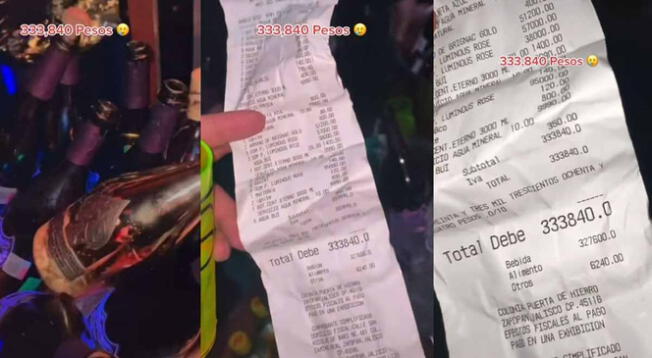 Grupo de jóvenes es tendencia luego de gastar mucho dinero en un bar