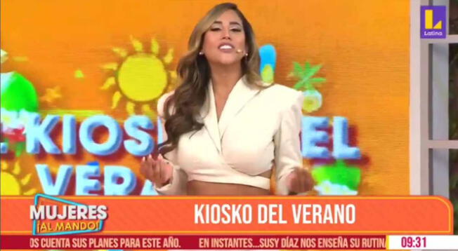 Melissa Paredes interpretó todo tiene su final a viva voz en 'Mujeres al mando'