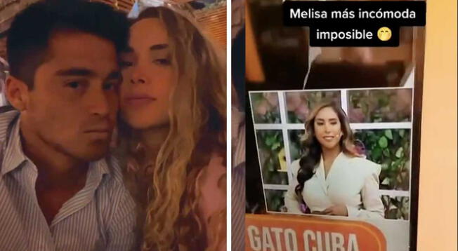 La modelo se quedó sin palabras al ver a la nueva pareja del 'Gato' Cuba.