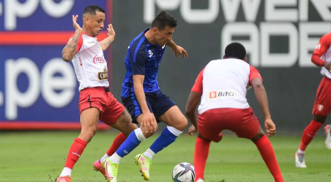 Selección Peruana y Liga 1 All Stars vienen disputando amistoso en la Videna