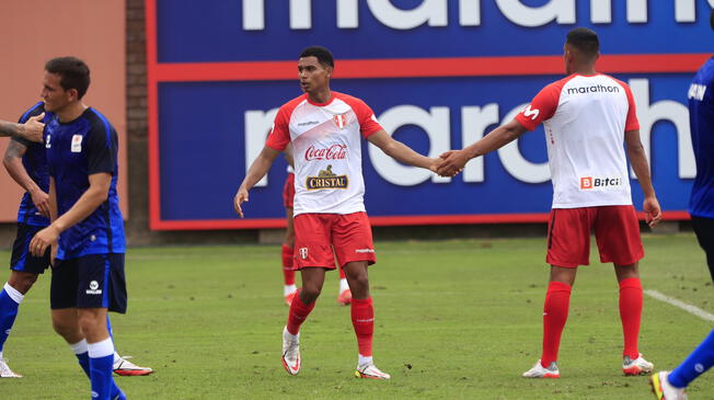 Marcos López anotó en la victoria de Perú ante Liga 1 All Stars