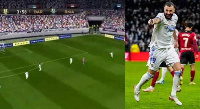 Viral: usuarios pensaban que veían el Barcelona vs Real Madrid, pero era un videojuego