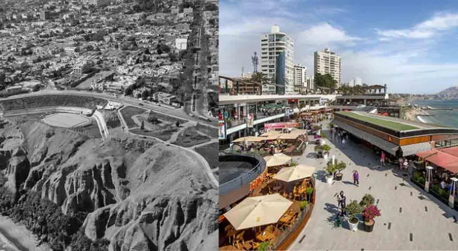 Viral: Así lucía el final de la avenida Larco sin el centro comercial Larcomar Viral: Así lucía el final de la avenida Larco sin el centro comercial Larcomar