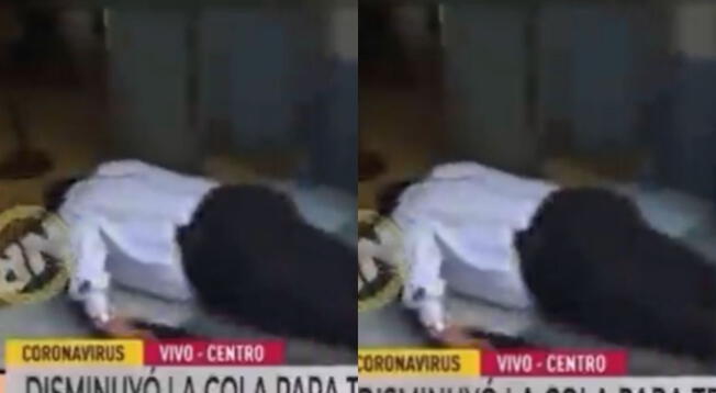 Periodista se desmaya en vivo ante gran ola de calor en Argentina - VIDEO