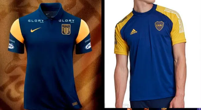 Alianza Lima y camiseta similar a Boca Juniors