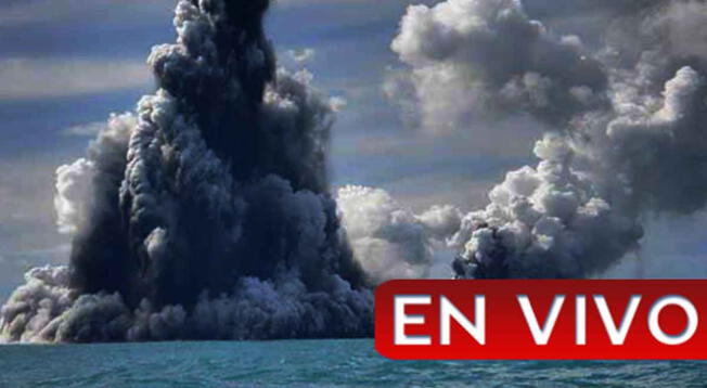 Sigue todos los acontecimientos de la erupción del volcán Tonga