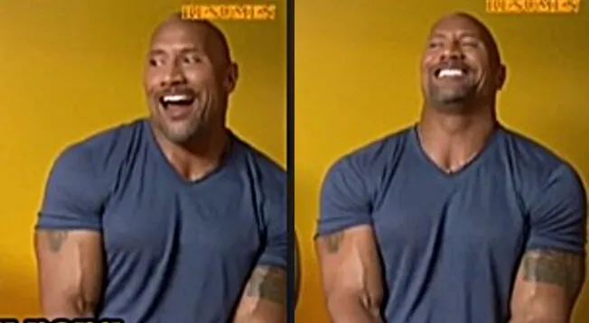 Dwayne Johnson imitó a Kevin Hart.