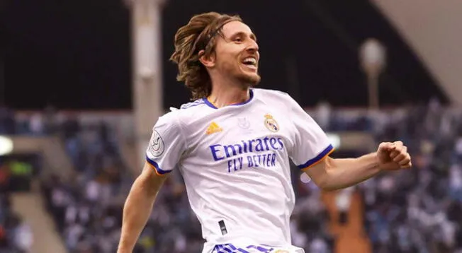 Luka Modric anotó el primer gol de Real Madrid en la Supercopa de España