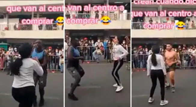 Mujer peruana luce danza y se roba el 'show' en pleno Centro de Lima - VIDEO