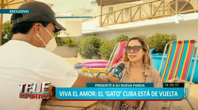 Ale Venturo y Rodrigo Cuba fueron entrevistados por Teledeportes.