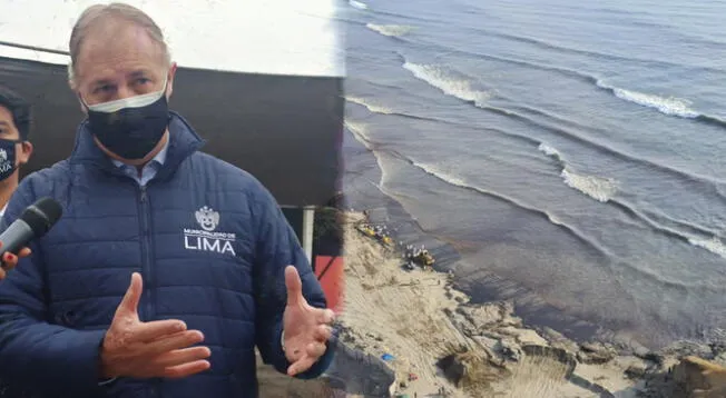 Jorge Muñoz se pronunció sobre el derrame de petróleo en nuestro litoral.