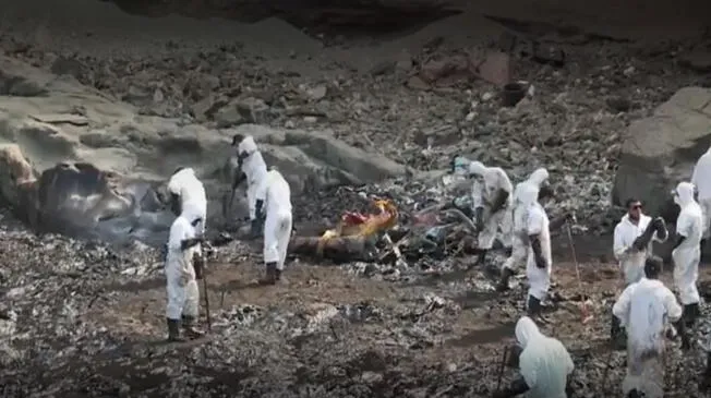 Digesa reveló cuáles fueron afectadas por el colapso de la tubería de Repsol. Foto: captura de video de EFE
