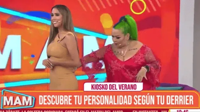 Melissa Paredes se sometió a una lectura de derrier.