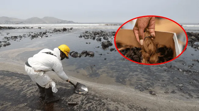Derrame de petróleo: estrategia de contención incluye el uso de cabello humano.