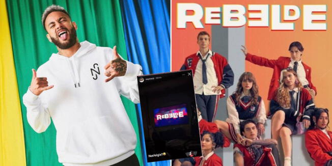 Neymar Jr. grita que es fan de Rebelde y lo presume en Instagram