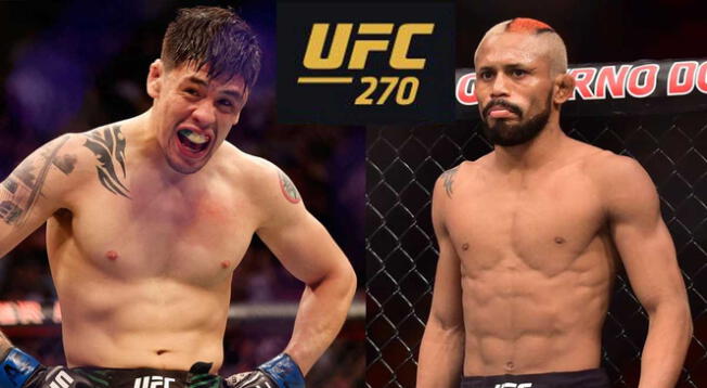 Brandon Moreno vs. Deiveson Figueiredo EN VIVO pelean por el título del UFC 270.