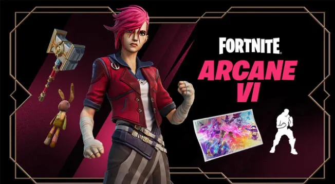 Fortnite: Vi, de League of Legends y Arcane, llega hoy a la tienda