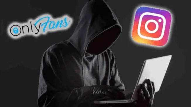 Ciberdelincuentes incluirían enlaces a OnlyFans en cuentas falsas de Instagram. Créditos: Twitter.