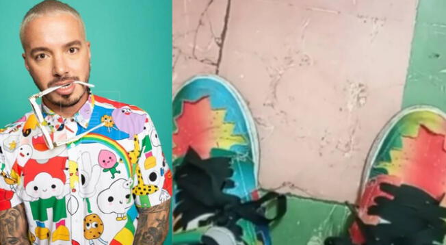 J Balvin le regala sus zapatillas a niño que recibió críticas por usar imitación