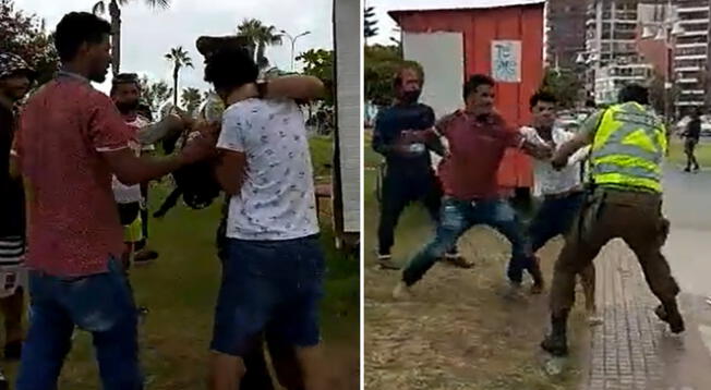 Chile: Inmigrantes venezolanos agredieron a carabineros y video genera gran conmoción en redes Chile venezolanos