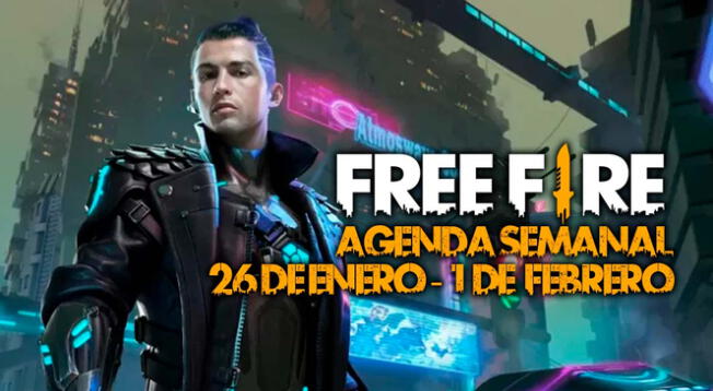 Free Fire: agenda semanal del 26 de enero al 1 de febrero
