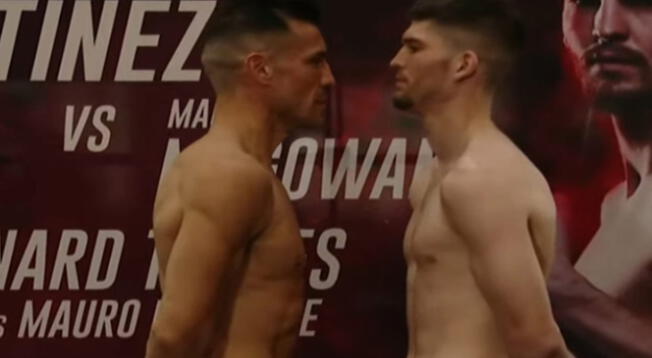 Maravilla Martínez vs. Macaulay McGowan pelean este jueves por título de boxeo