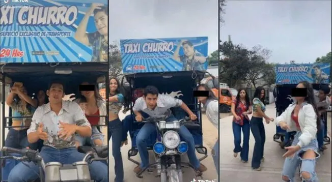 ¿Nuevos jales? personajes de DVAB bailan en 'Taxi churro' de Al fondo hay sitio - VIDEO