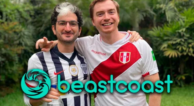 El CEO de Beastcoast posó con la camiseta de Alianza Lima