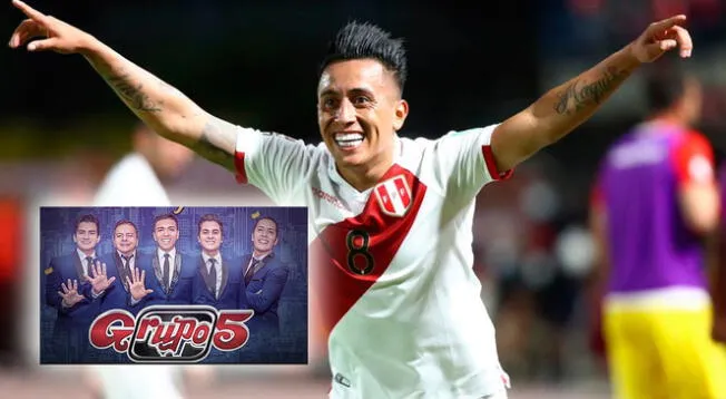 Christian Cueva calienta la previa del Perú vs Colombia escuchando Grupo 5