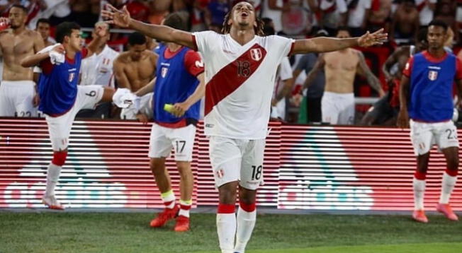 André Carrillo lleva 3 goles con Perú en Eliminatorias Qatar 2022.