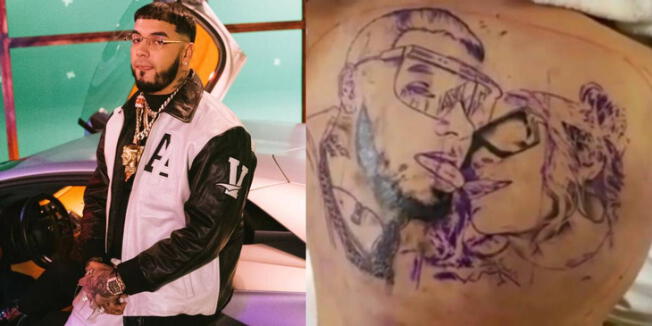 Anuel AA se cubre el tatuaje de Karol G y fans enfurecen en redes