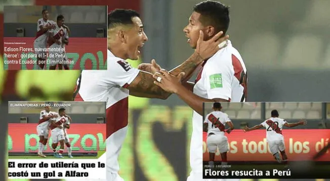 La prensa internacional resaltó el empate peruano.