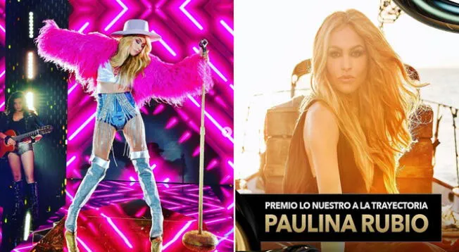 Paulina Rubio recibirá un reconocimiento en Premio Lo Nuestro
