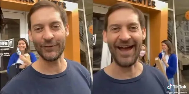 Tobey Maguire envía saludos a familia latina y video causa miles de carcarjadas en redes