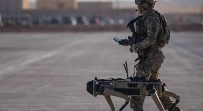México: Estados Unidos usa perros robots para cuidar la frontera