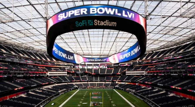 Todo listo para el Super Bowl LVI 2022 en Sofi Stadium
