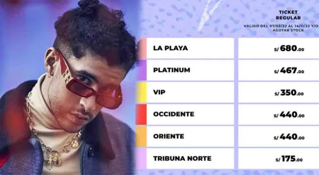 Conoce cómo comprar entradas para el segundo concierto de Bad Bunny en Lima.