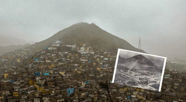 Usuarios se sorprenden al ver como lucía el cerro San Cristóbal en el siglo pasado