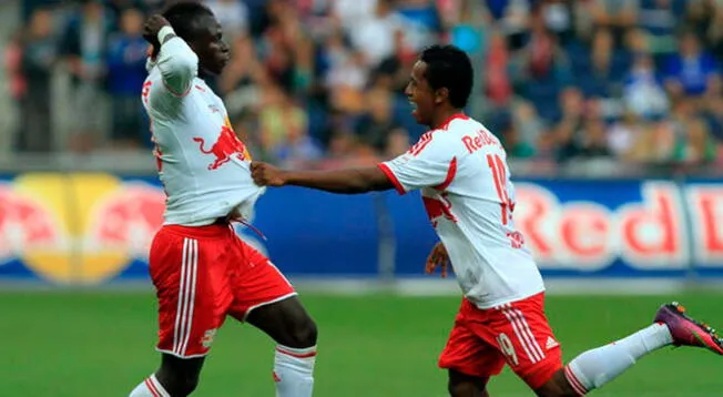 Yordy Reyna y Sadio Mané coincidieron en Austria en la temporada 2013-2014.