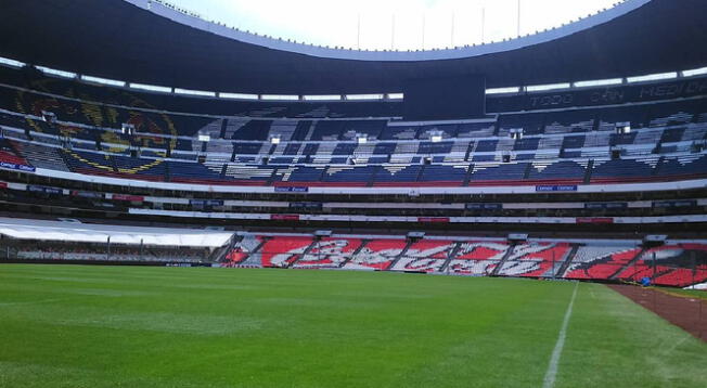 Estadio Azteca amplió aforo al 10%