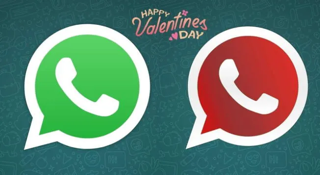 WhatsApp: como modificar el color del ícono de la app a rojo por San Valentín