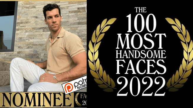 Patricio Parodi entre los 100 rostros más bellos del mundo