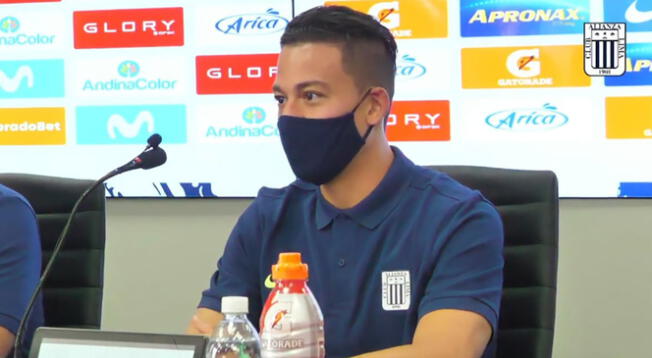 Cristian Benavente brindó sus primeras palabras como jugador de Alianza Lima