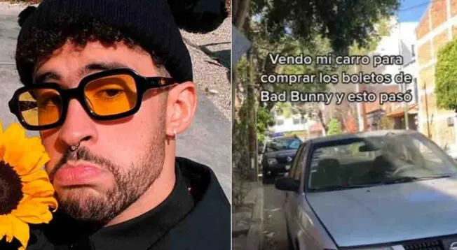 Joven vendió su carro para poder asistir al concierto de Bad Bunny