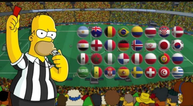 Los Simpson predicen lo que pasará en el Mundial Qatar 2022.