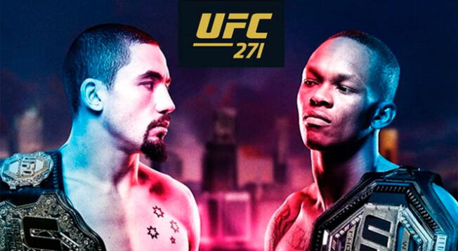 Sigue la transmisión de la pelea entre Israel Adesanya y Robert Wittakher por el UFC 271