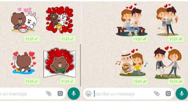 WhatsApp: San Valentín como descargar los mejores stickers para el 14 de febrero